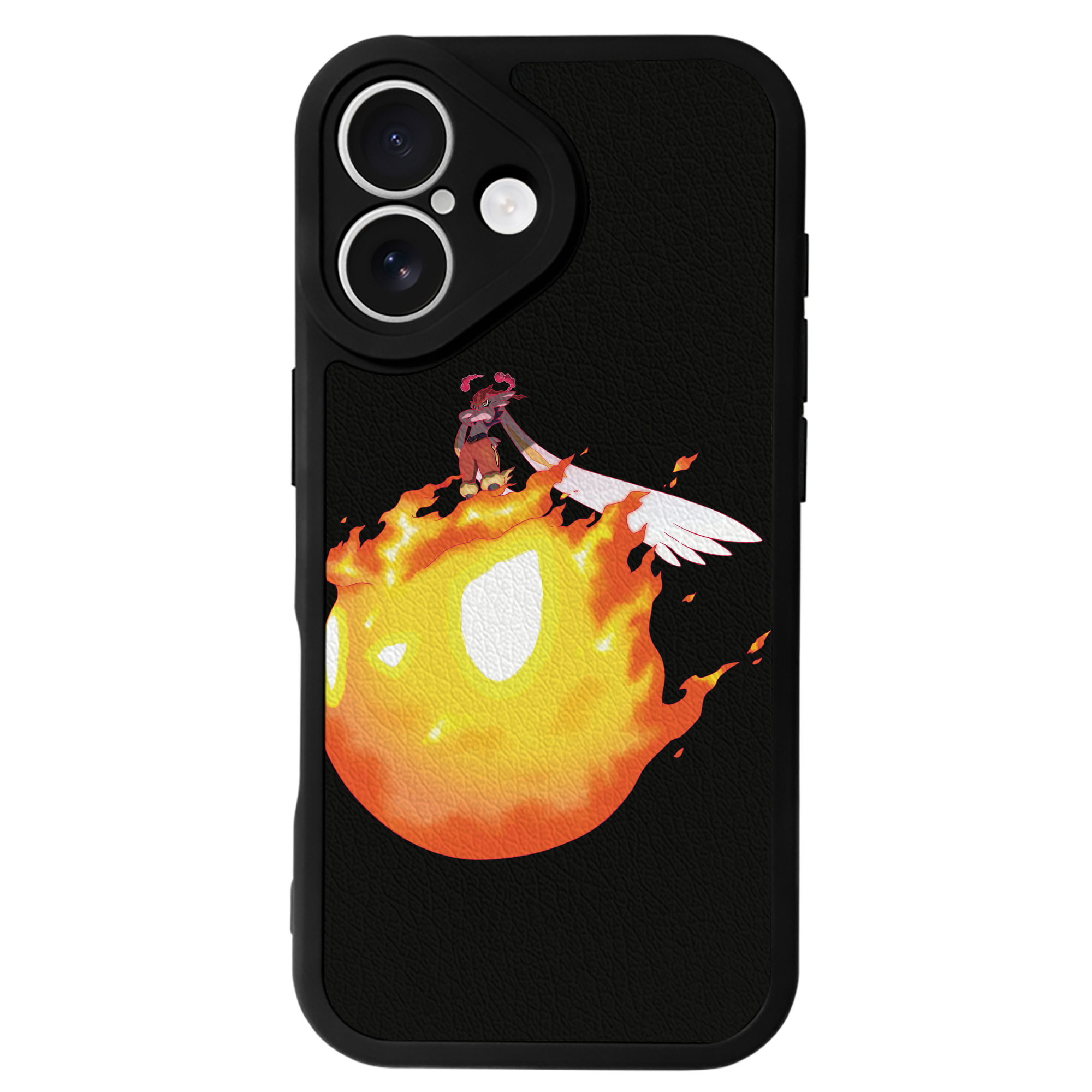 （画像用） ポケットモンスター Pokémon 【iPhone 16シリーズ対応】シリコンスマホケース（レザー調） 材質：シリコン